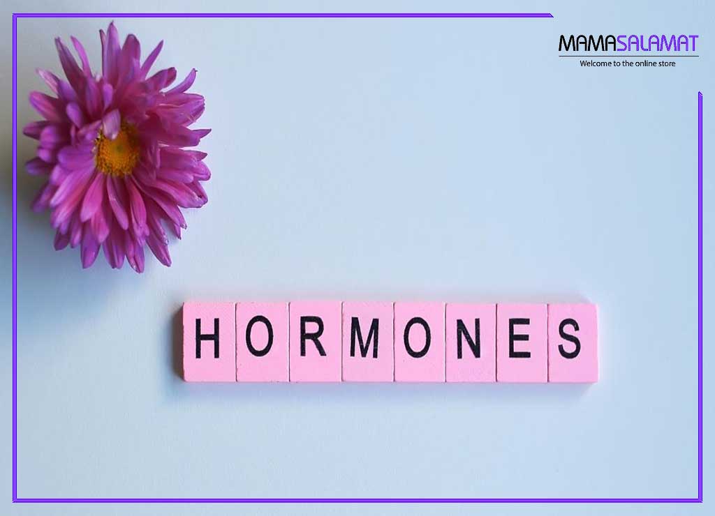 تغییرات هورمونی در بارداری تصویر نوشته هورمون