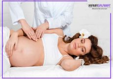 ماساژ در دوران بارداری انجام ماساژ برای ارامش بیشتر در بارداری