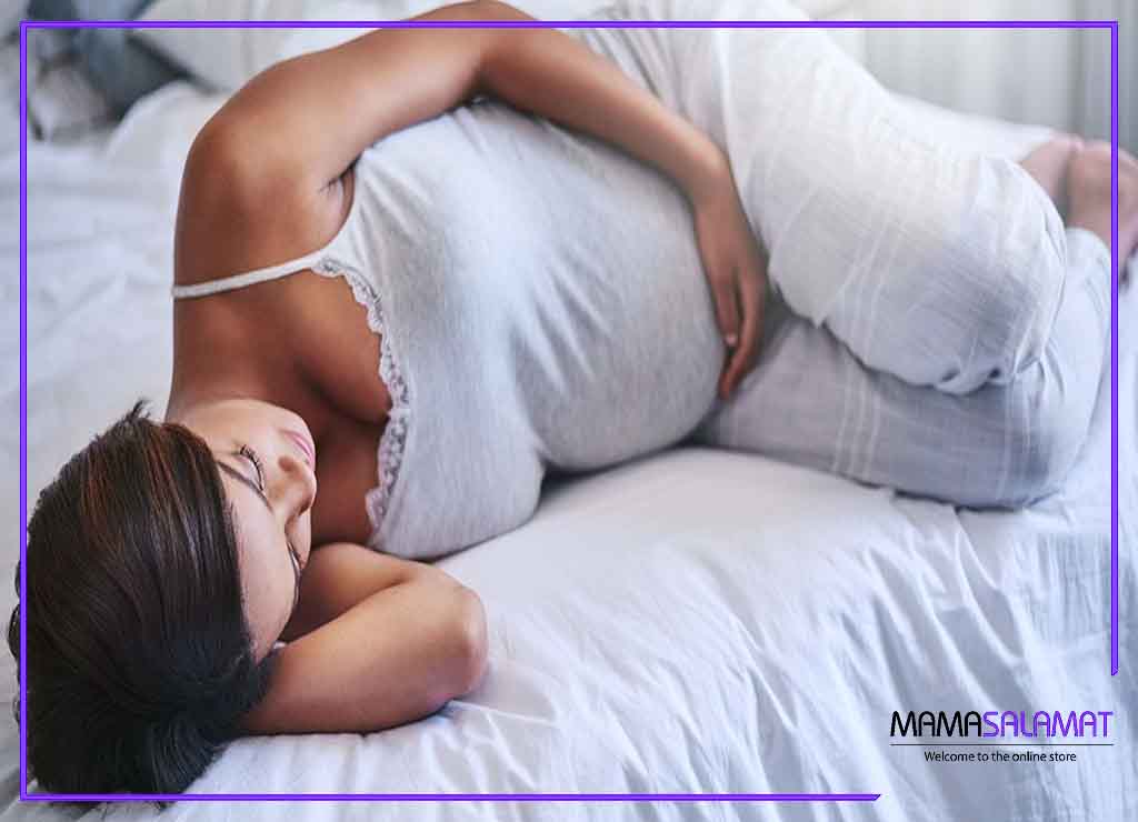 حفظ زیبایی در دوران بارداری خوابیدن خانم حامله