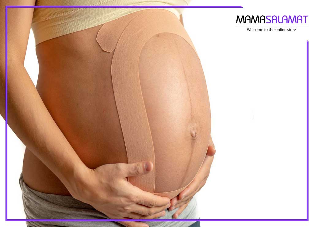 درد دنده در بارداری چسب ضد درد بر روی دنده های مادر باردار