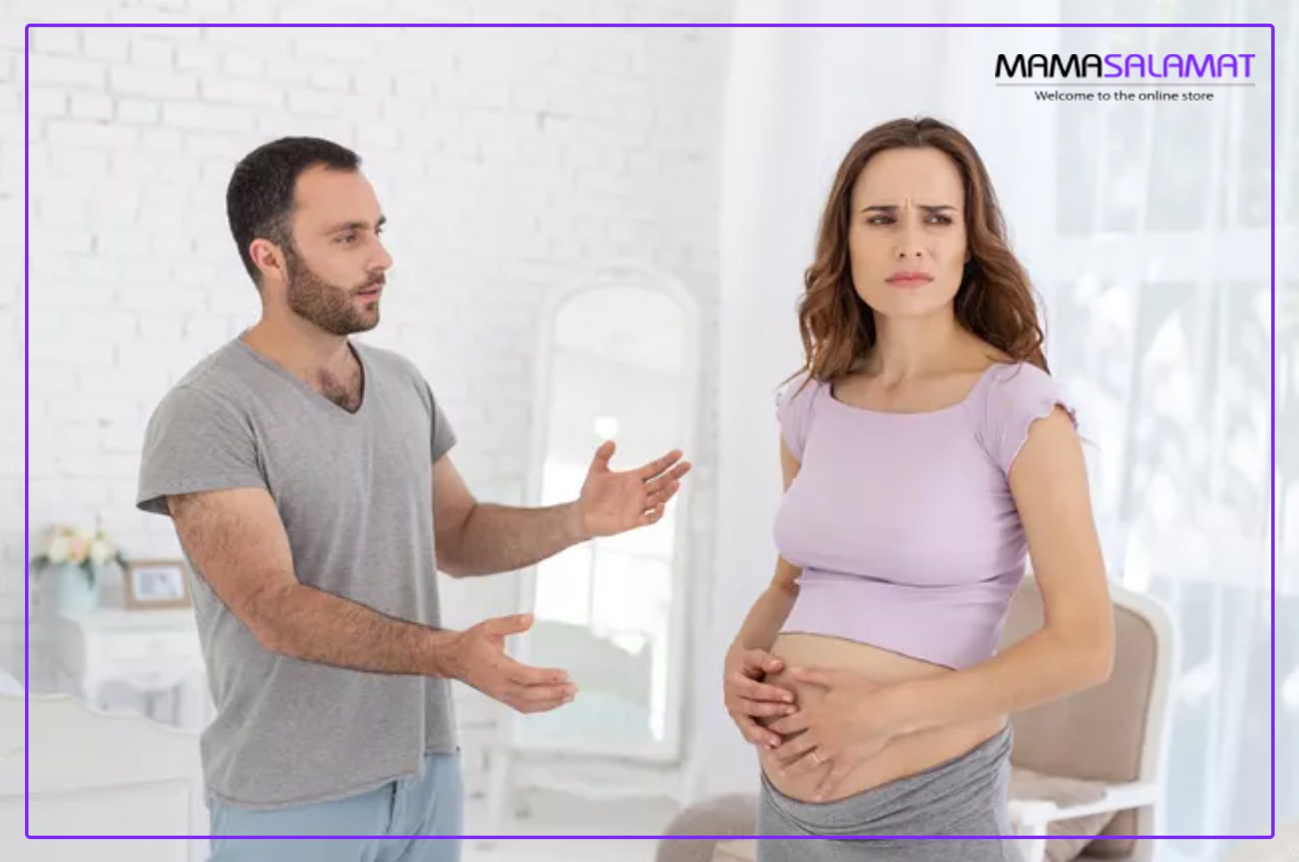 نوسانات خلقی بارداری-با همسر و فرزندان خود صحبت کنید