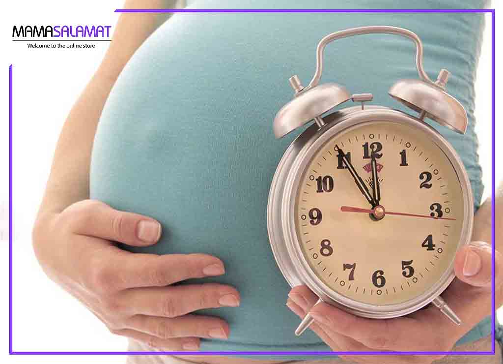 زایمان زودرس مادر باردار و زمان زایمان همراه ساعت