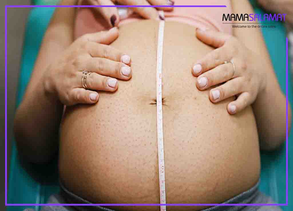 محاسبه هفته های بارداری اندازه گیری شکم مادر باردار