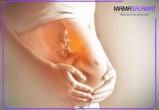 دفع مکونیوم جنین- جنین در شکم مادر