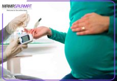 دیابت بارداری-تست قند خون با دستگاه قند سنج