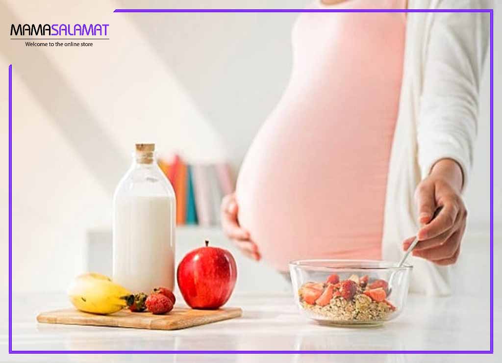 غذاهای دوران بارداری  خانم حامله و خوردن لبنیات سالم